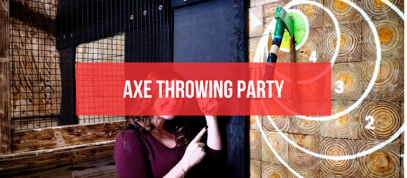 Adult Axe Throwing Birthday Party