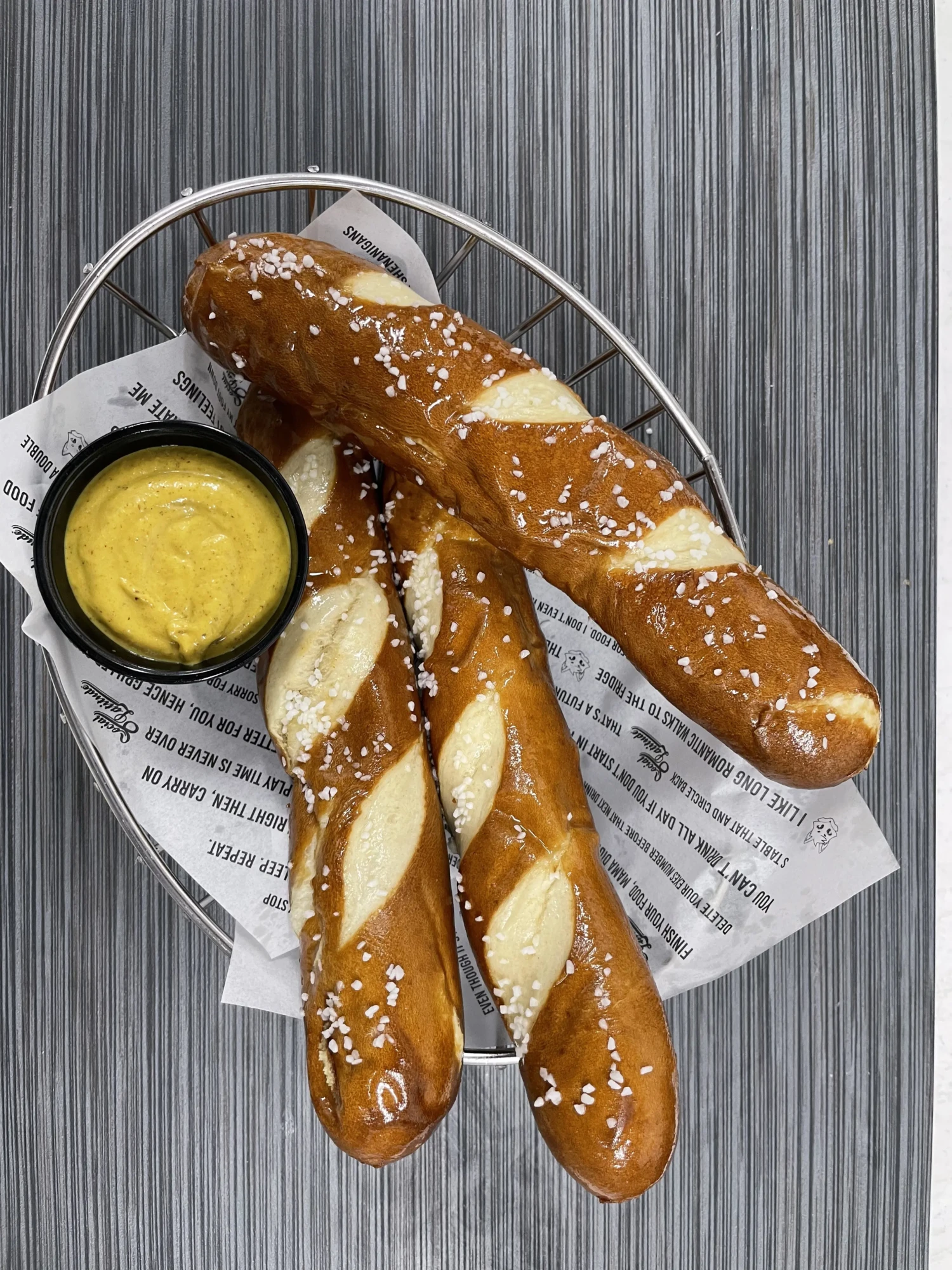 Bavarian pretzels