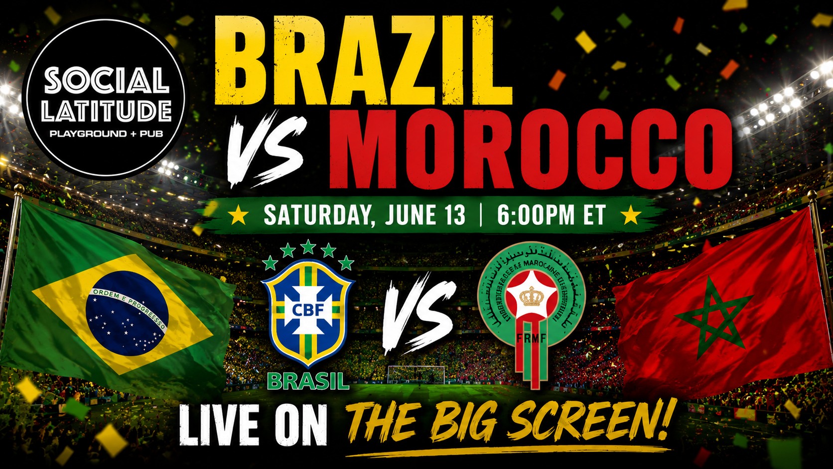 π§π· Brazil Night | Brazil vs Morocco