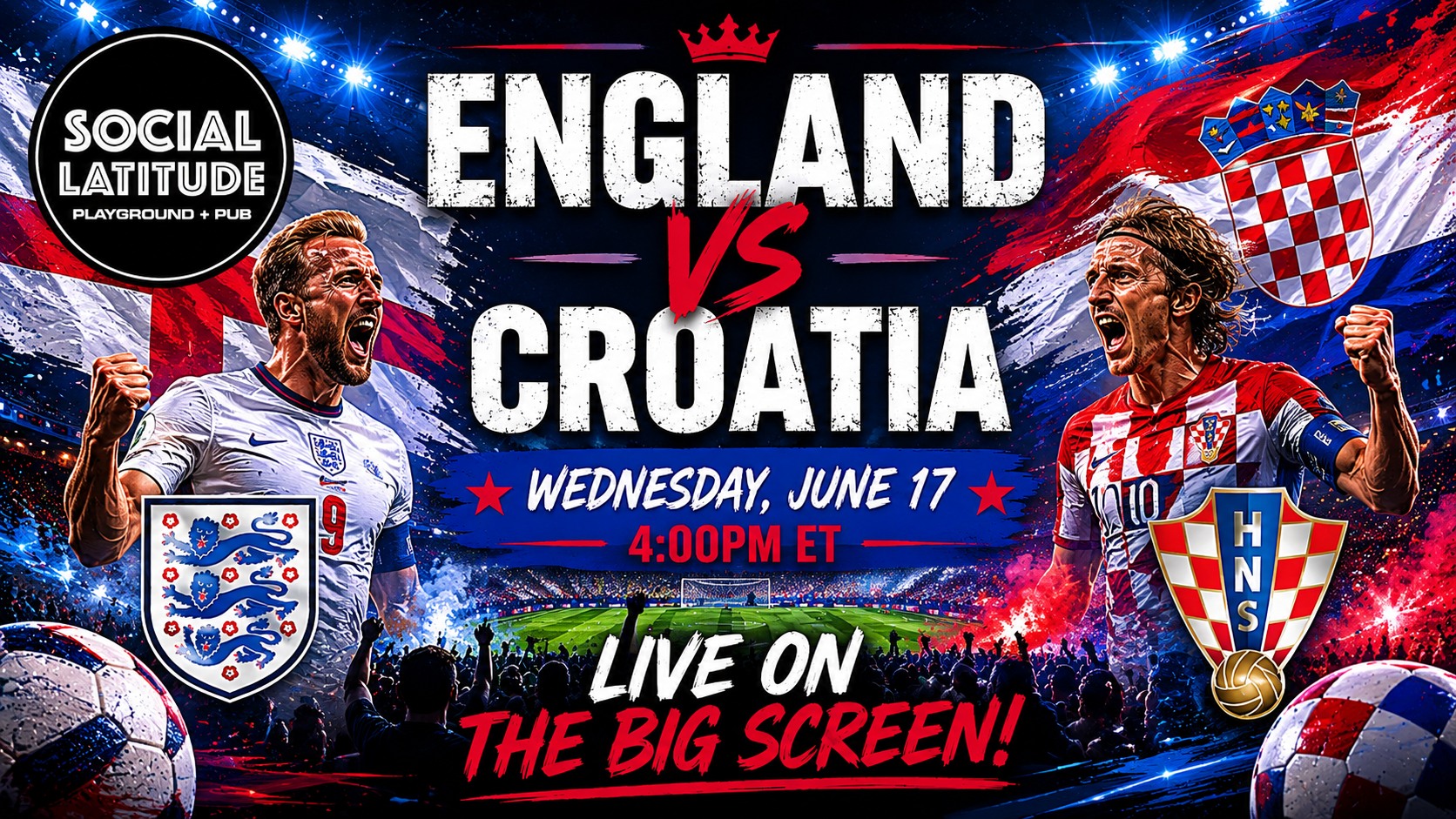 π΄ England Match Party | England vs Croatia